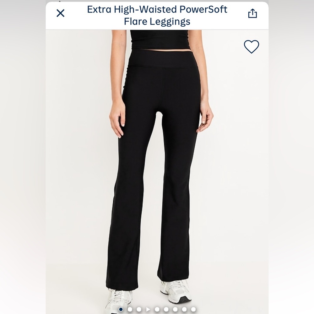Old Navy Black Boot-Cut Flare Pants for Women - Picture 8 of 9